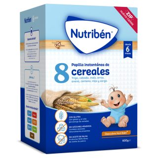 Nutribén papilla 8 cereales