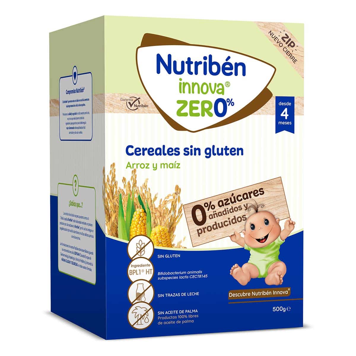Papillas Nutribén Innova® Zero% Cereales Sin Gluten
